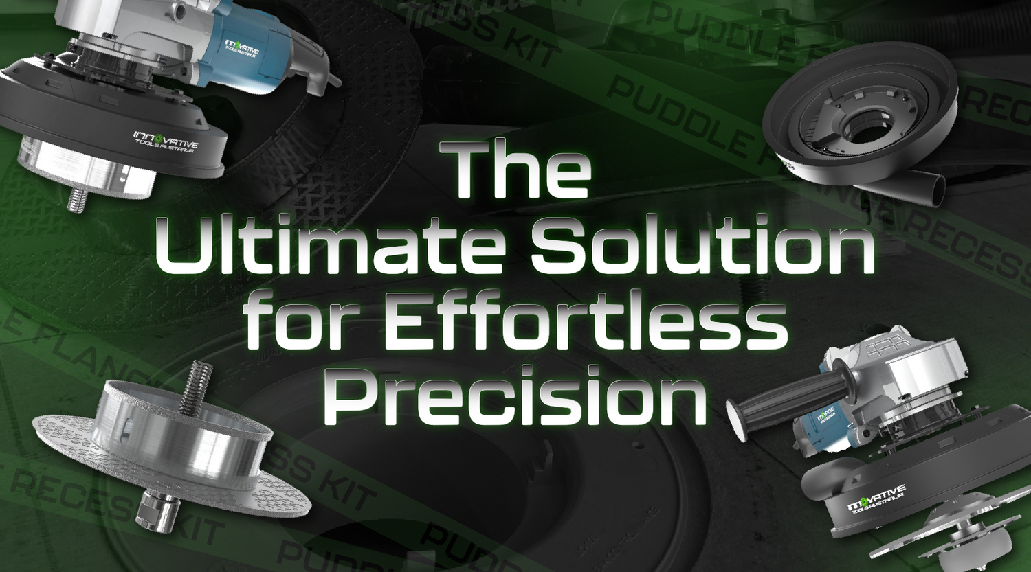 Effortless Precision: Meet the Ultimate Tool for Recessing PVC Puddle Flanges