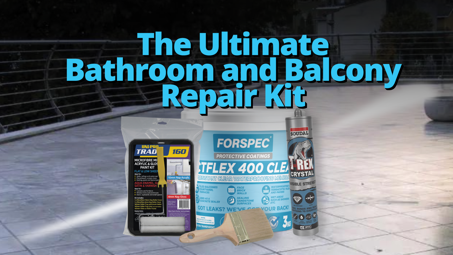 The Ultimate Bathroom and Balcony Repair Kit