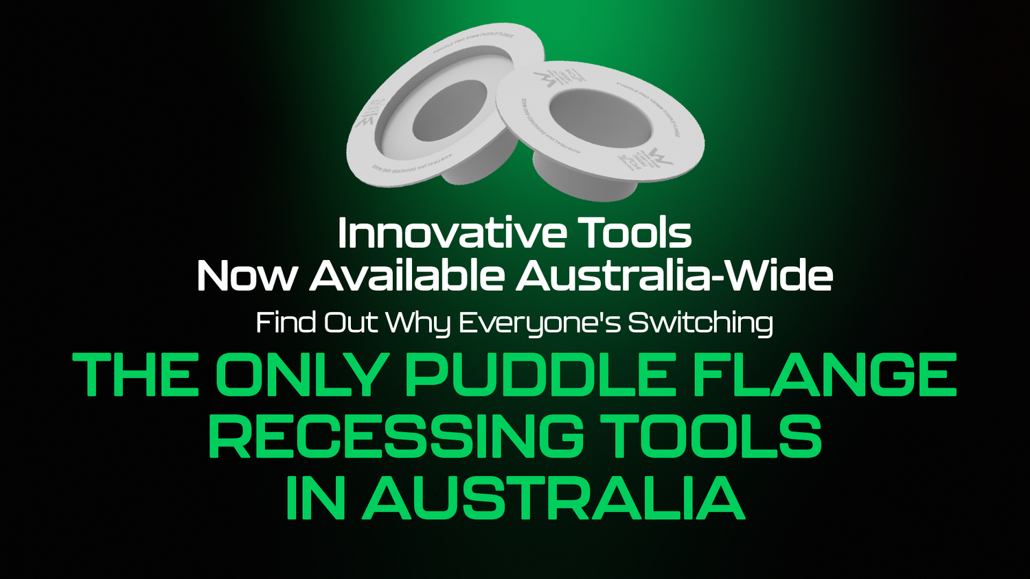 Innovative Tools™ Now Shipping Nationwide – Including the 230mm FC Sheeting Recess Kit