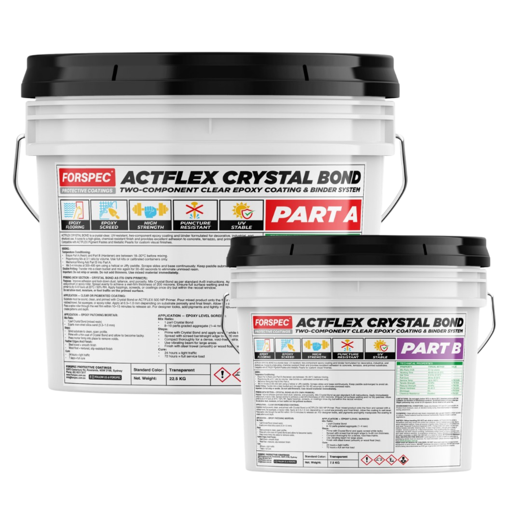 ACTFLEX Crystal Bond 30kg Kit