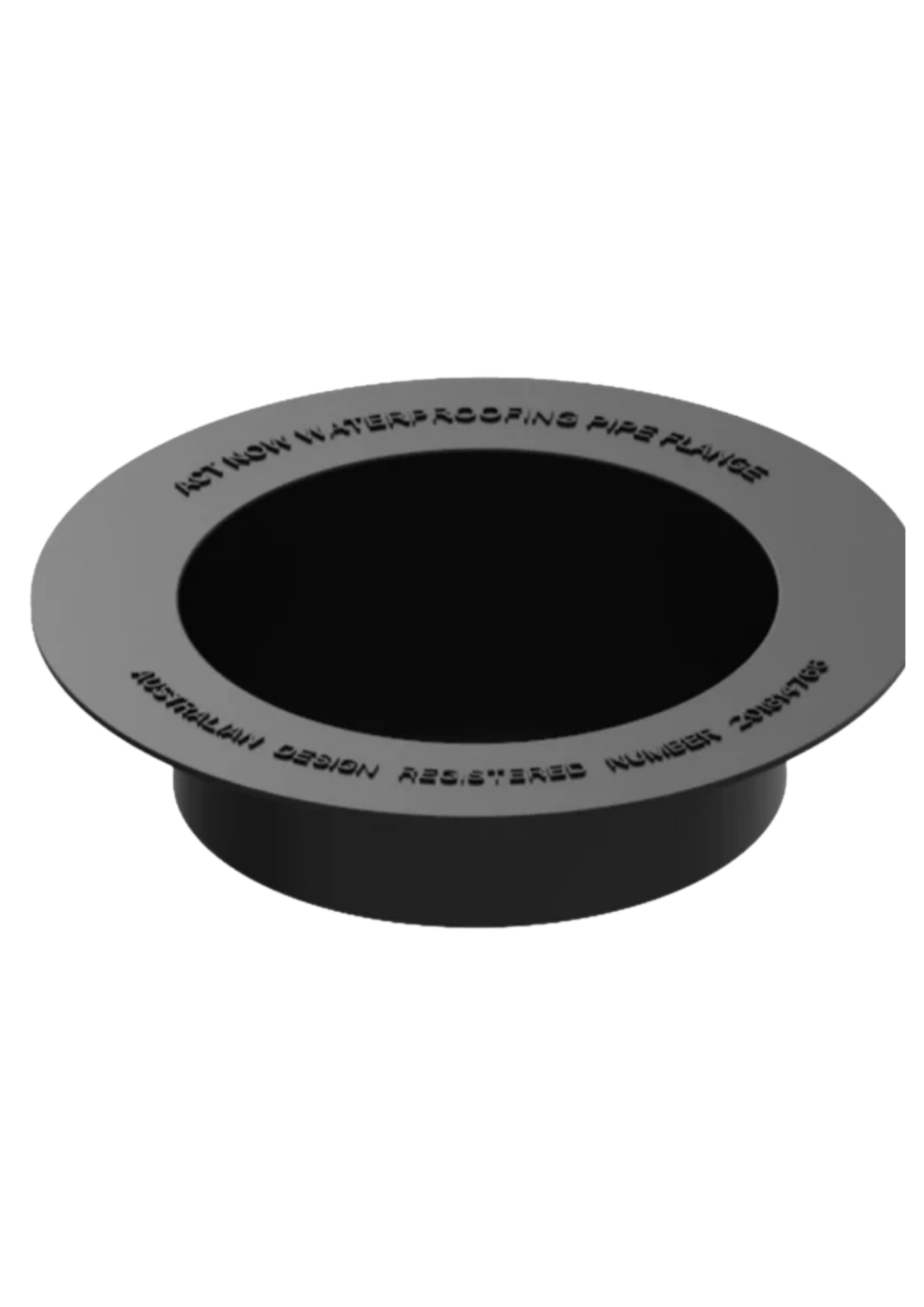 Actnow 100mm Rubber Flood Test Puddle Flange for temporary flood testing of waterproofing systems and pipe penetrations in bathrooms, balconies, and wet areas.
