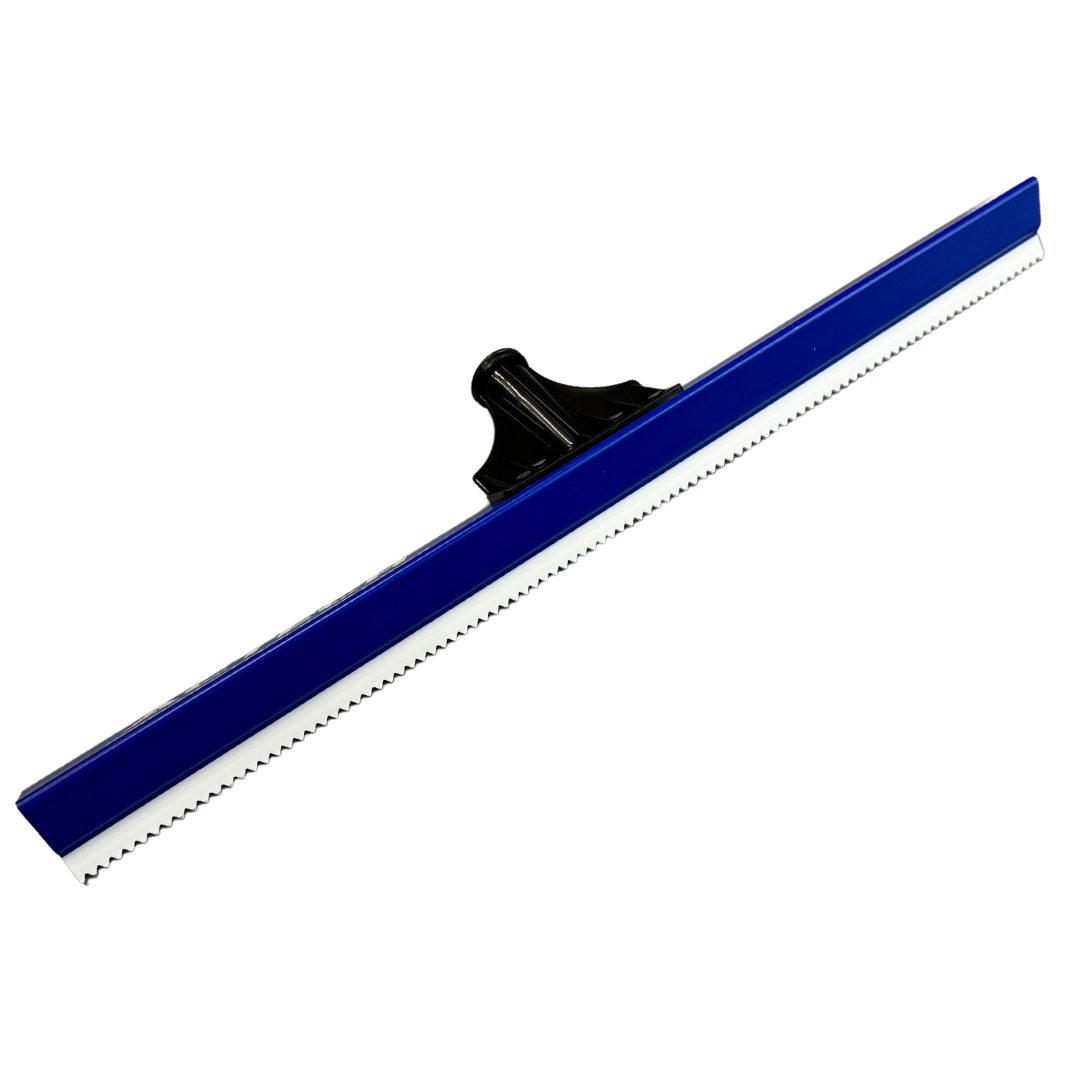 Forspec 600mm notched squeegee with durable blade and handle for evenly spreading waterproofing membranes, adhesives, epoxies, and floor coatings.