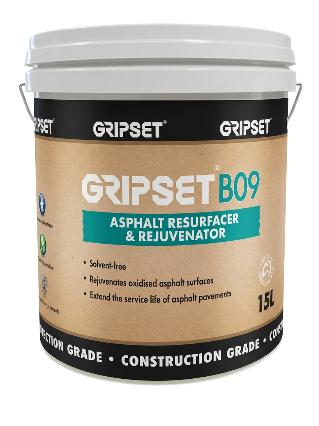 Gripset B09 Asphalt Resurfacer & Rejuvenator 15L