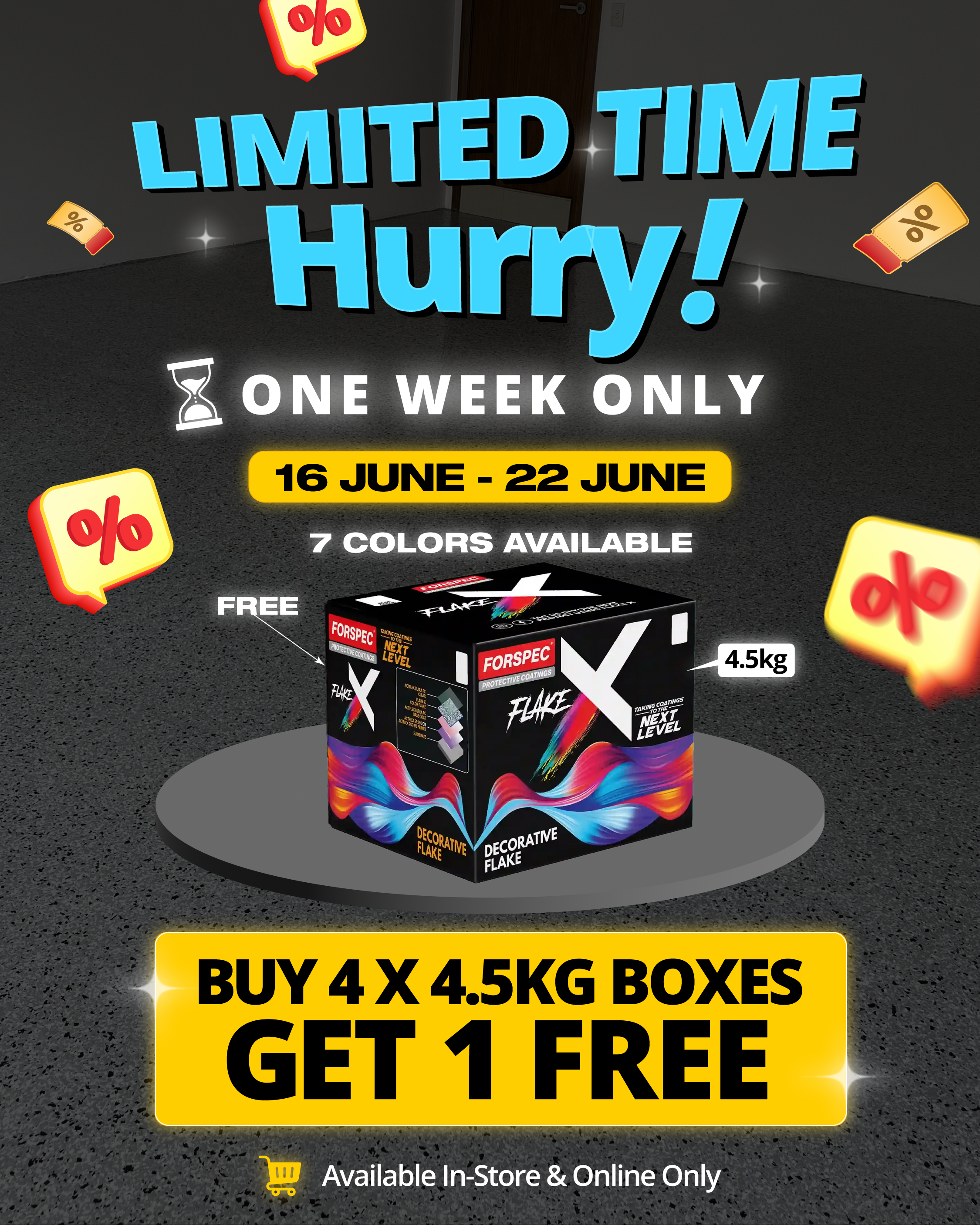 MEGA SALE – FLAKE X Decorative Flake