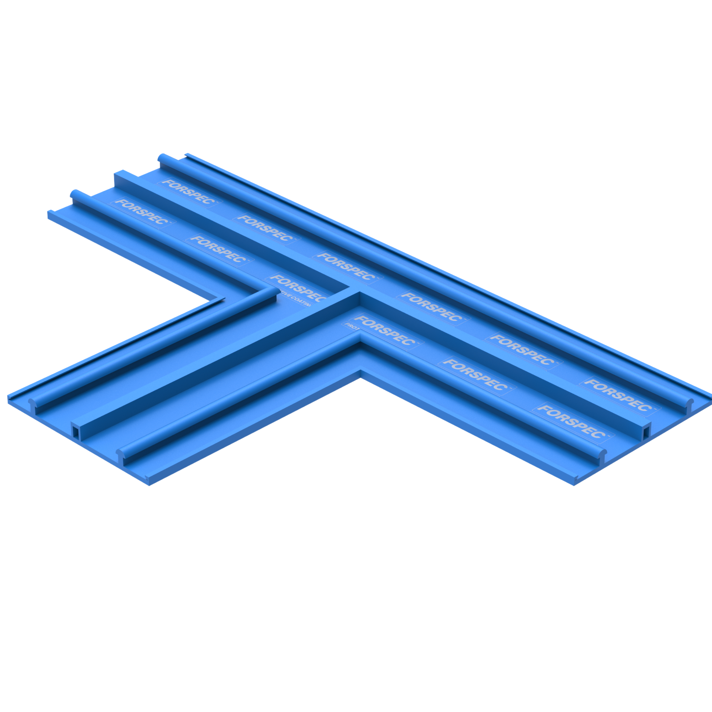 PREBAR PVC Waterstop T-Piece External 150mm factory-fabricated fitting for creating watertight three-way intersections in concrete construction joints.