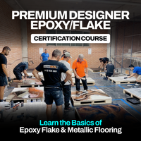 Premium Designer Epoxy/Flake Flooring Course