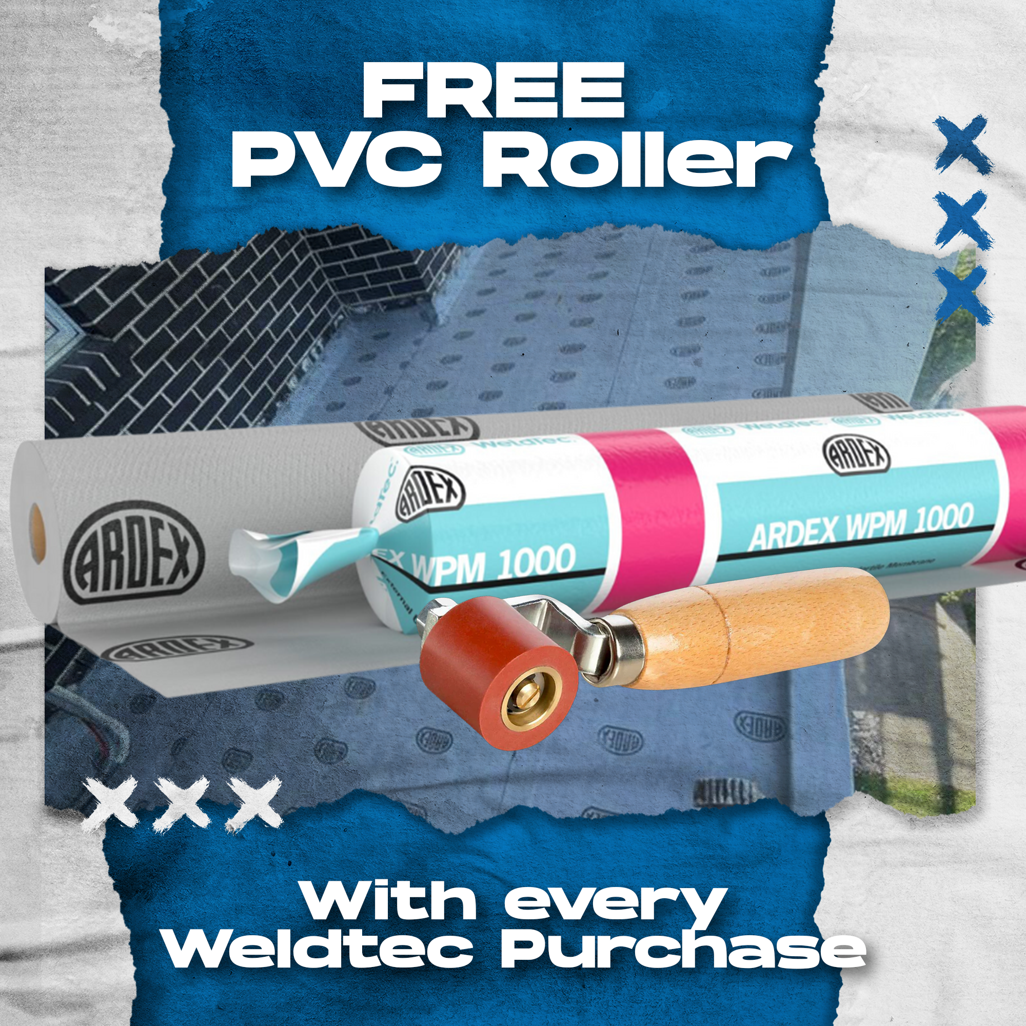 Free PVC Roller With Every Weldtec Purchase