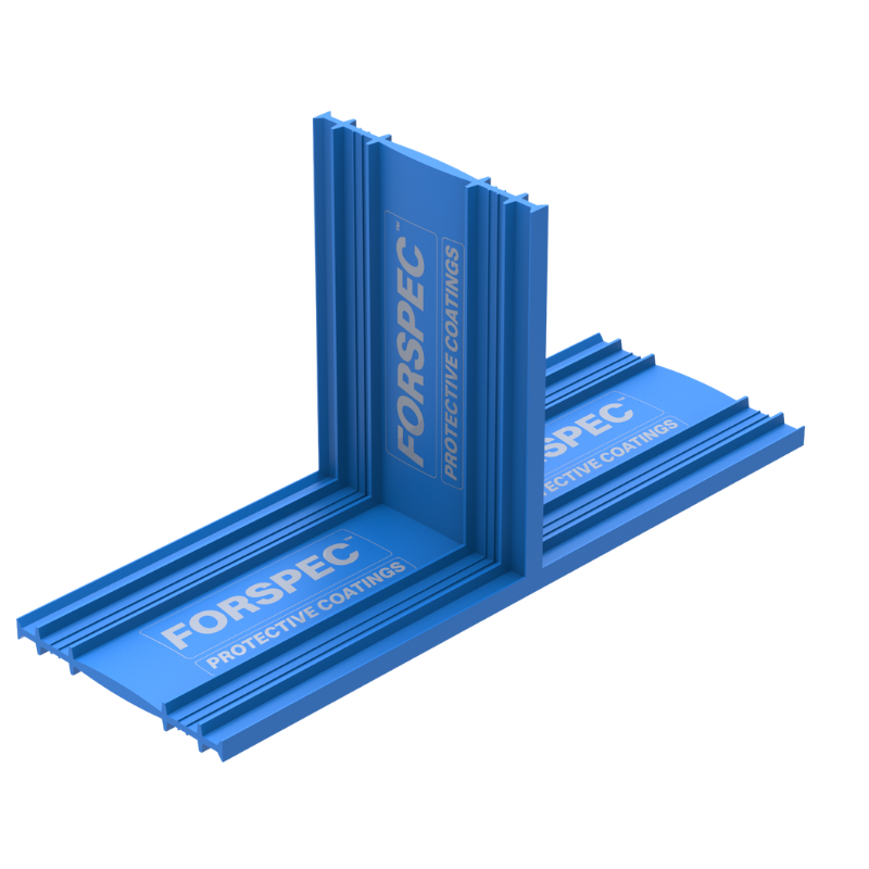 PREBAR PVC Waterstop Vertical T-Piece Internal 150mm for waterproof concrete intersections.