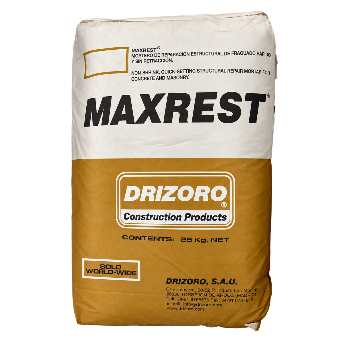 Drizoro MaxRest One-Component Structural Repair Mortar