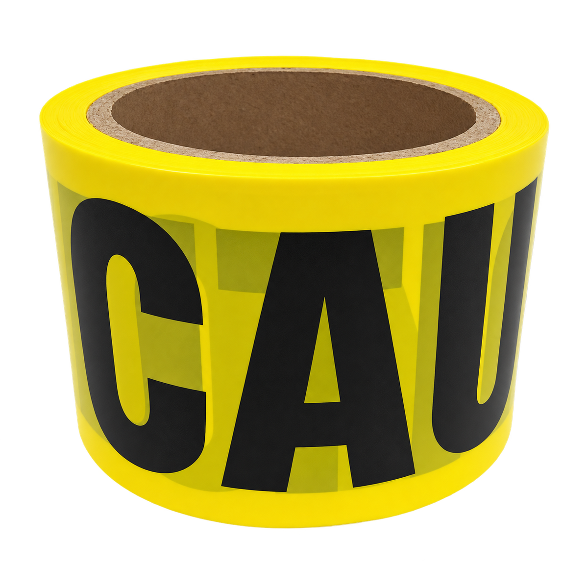 Brutus Caution Tape – Wet Paint 75mm x 100m high-visibility warning tape for marking freshly painted areas, work zones, and restricted access on construction and maintenance sites.