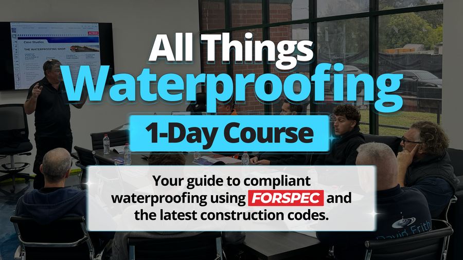All Things Waterproofing: Your guide to compliant waterproofing using FORSPEC and the latest construction codes.