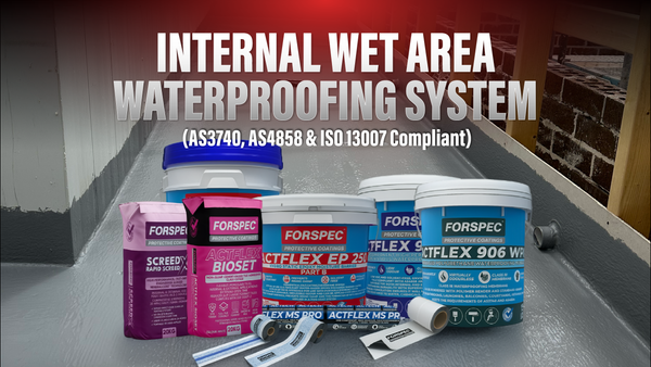 Internal Wet Area Waterproofing System (AS3740, AS4858 & ISO 13007 Compliant)