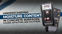 Understanding Moisture Content in Concrete Surfaces: Causes, Detection, and Solutions