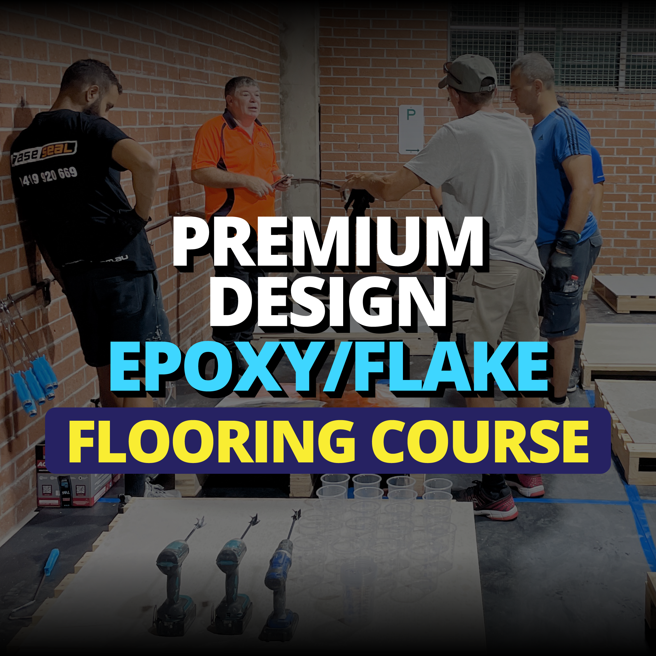 Premium Designer Epoxy/Flake Flooring Course