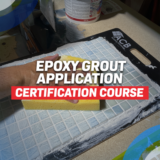 Epoxy Grout Application Certification Course