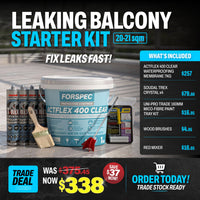 Starter Kit – Leaking Balcony Waterproofing Kit 20-21sqm