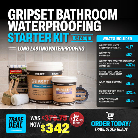 Starter Kit - Gripset Bathroom Waterproofing
