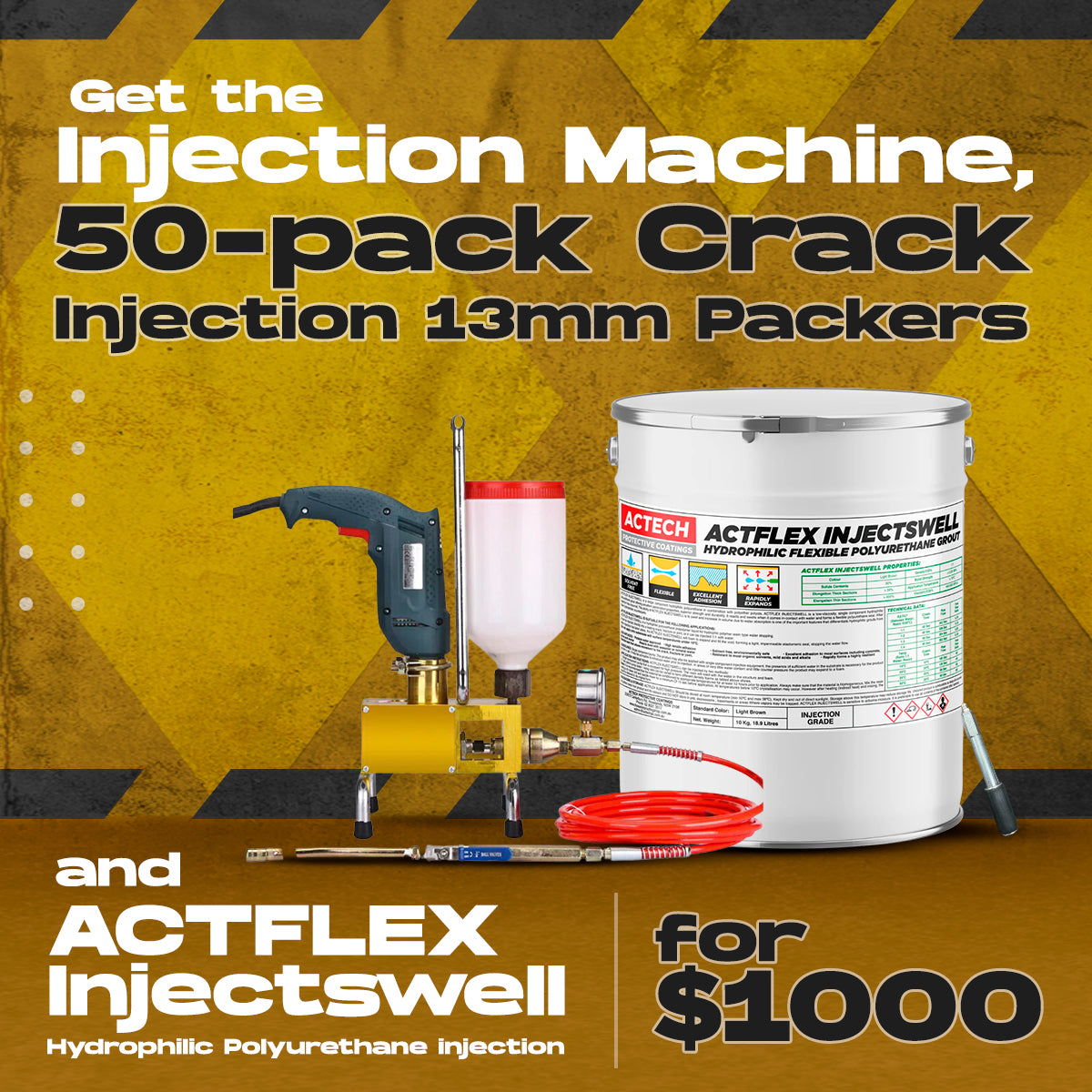 Crack Injection Kit Promotion