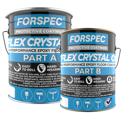 ACTFLEX CYRSTAL COAT solvent free 2 part epoxy 