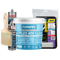 ACTFLEX 400 CLEAR Temporary Leak Repair Kit For Leaking Bathrooms & Balconies