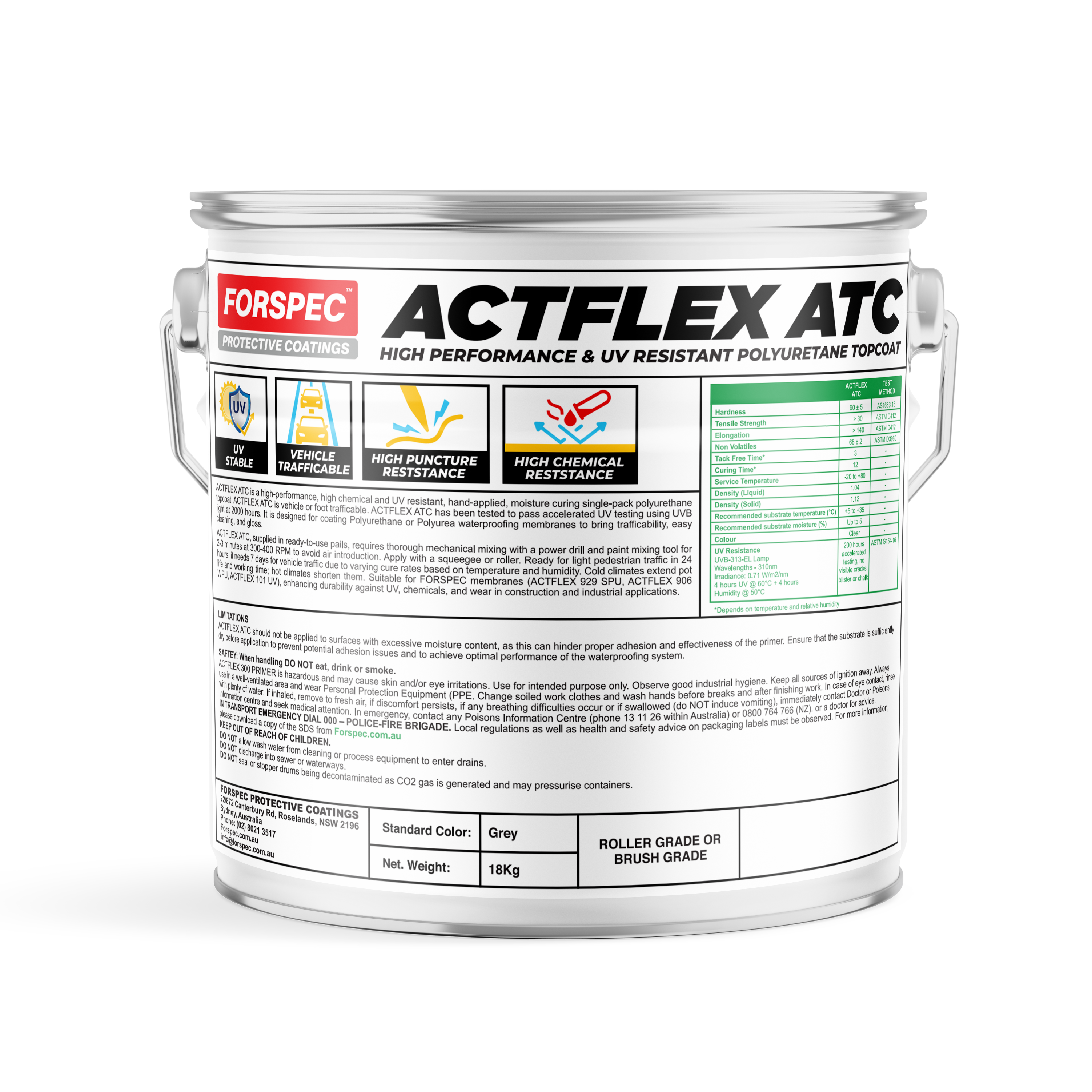 ACTFLEX ATC Top Coat 15L