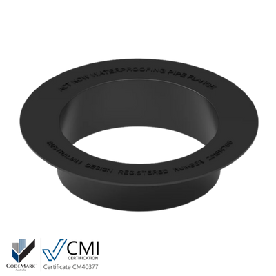 Actnow 100mm rubber puddle flange for waterproofing pipe penetrations