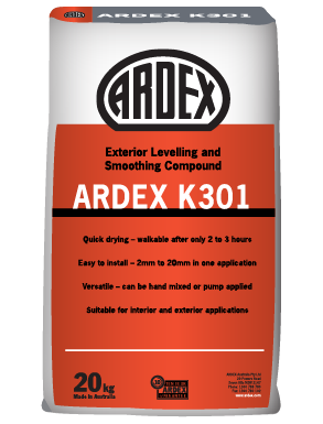 ARDEX K 301 | Exterior Levelling and Smoothing Compound