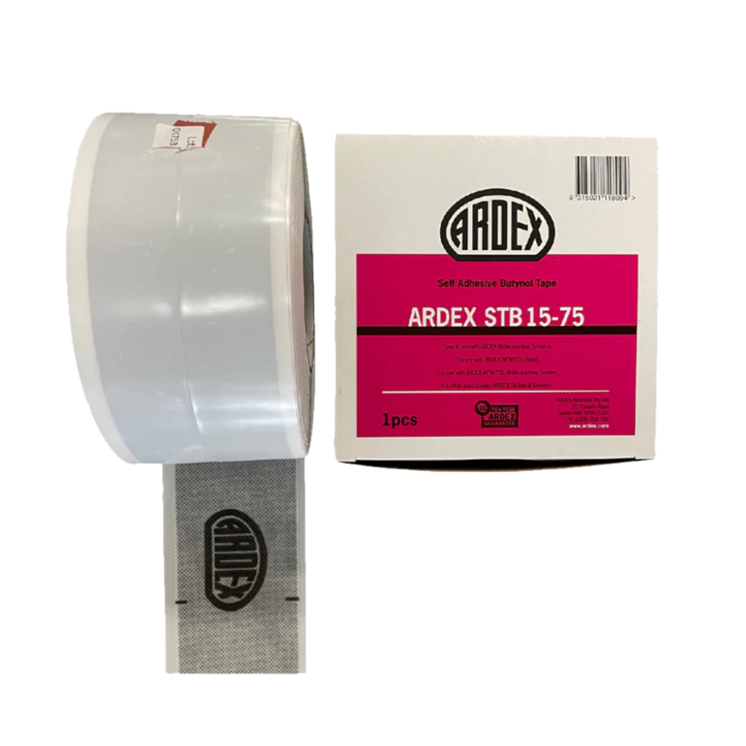 ARDEX STB 15-75 self-adhesive Butynol tape 75mm x 15m for waterproofing joints and detailing