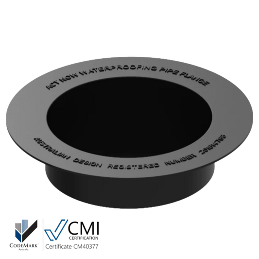 Actnow 100mm Rubber Flood Test Puddle Flange