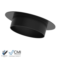 Flood test flange, blocked bottom