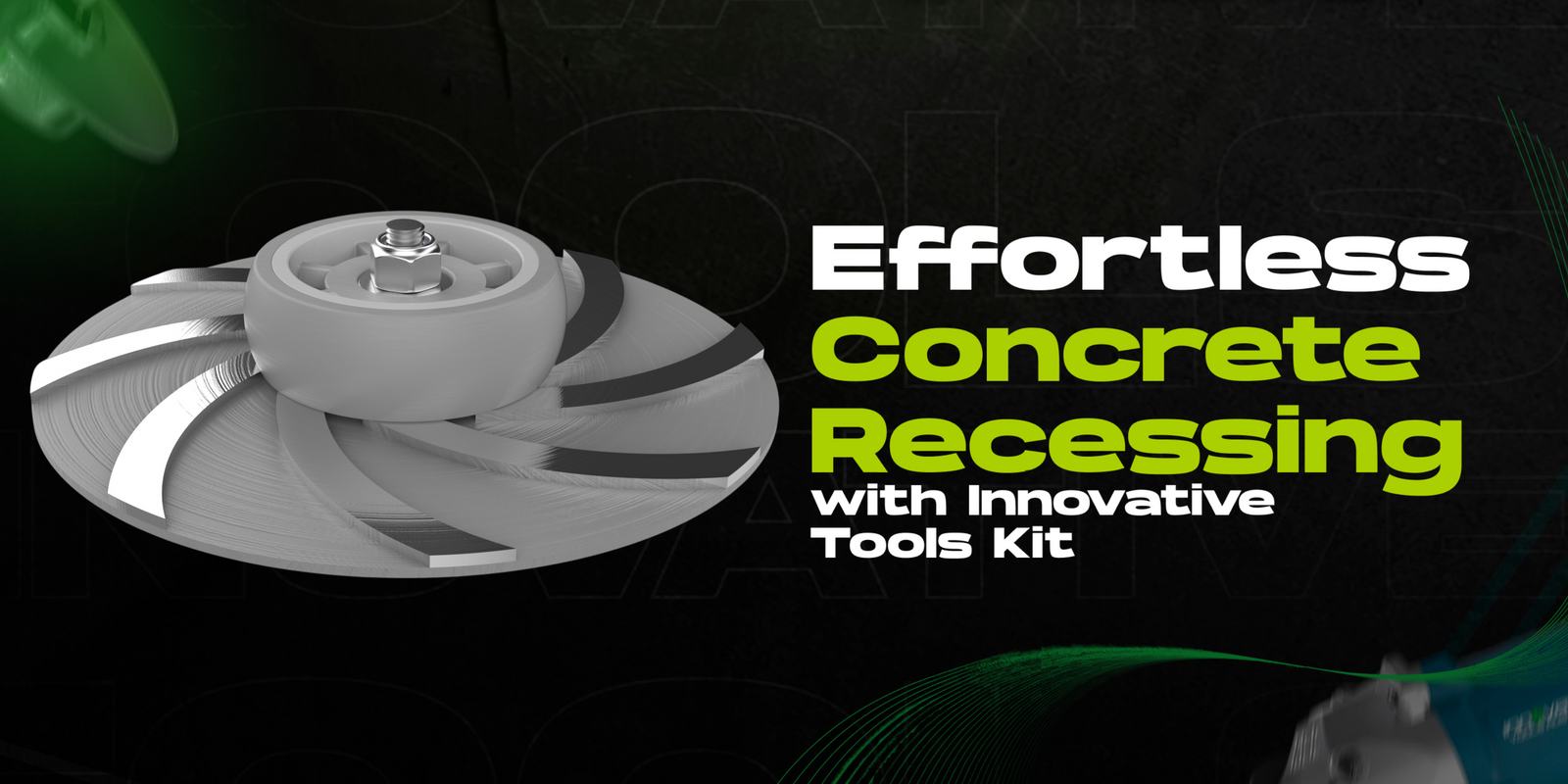 Innovative Tools recess disc — elevate your waterproofing projects
