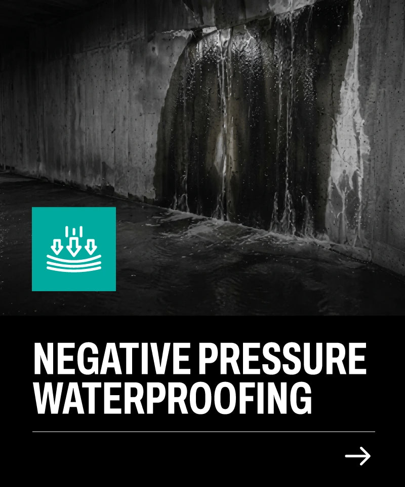 Negative Pressure Waterproofing