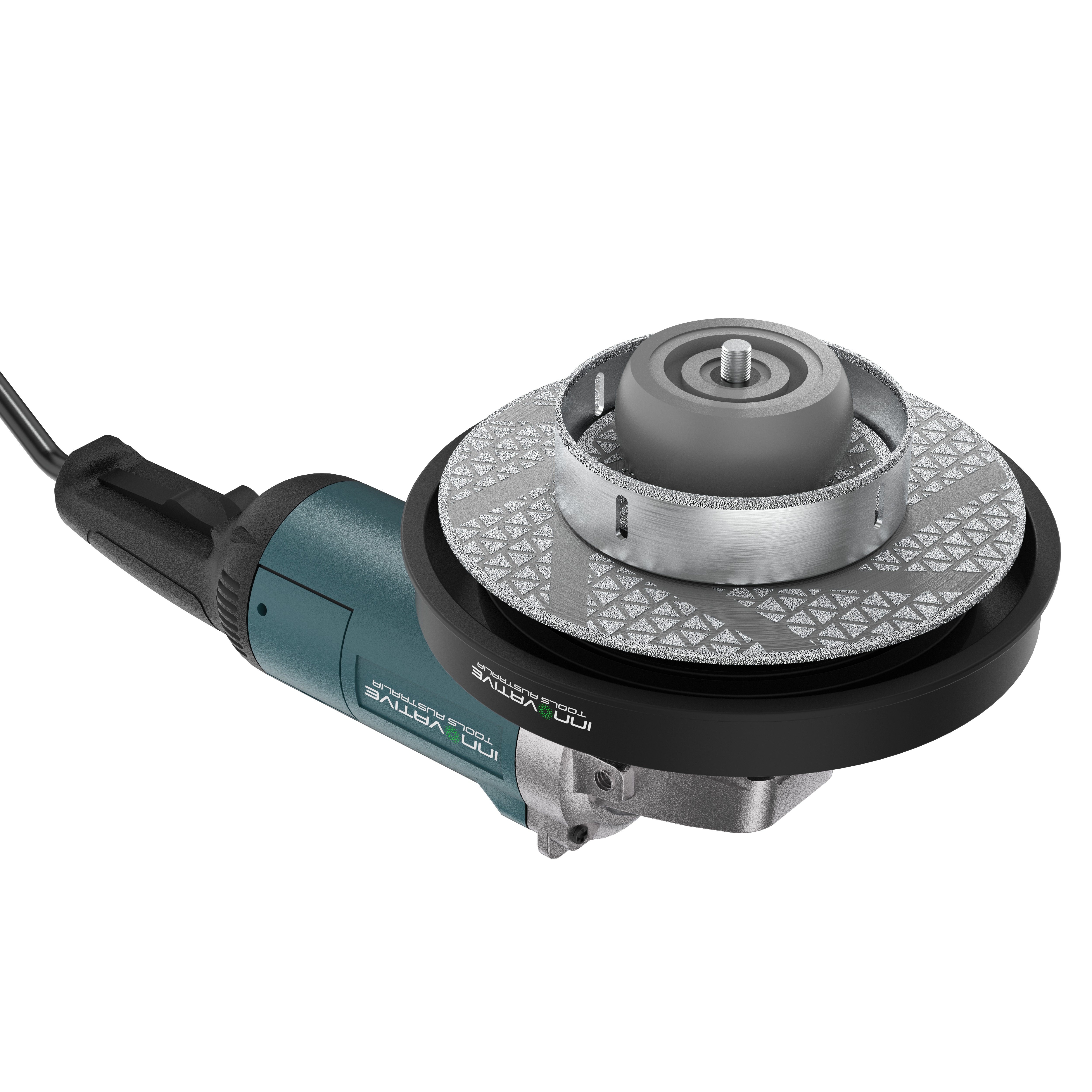 Concrete Puddle Flange Recess Disc for Grinding Precise Recesses Around Puddle Flanges Prior to Waterproofing Membrane Installation.