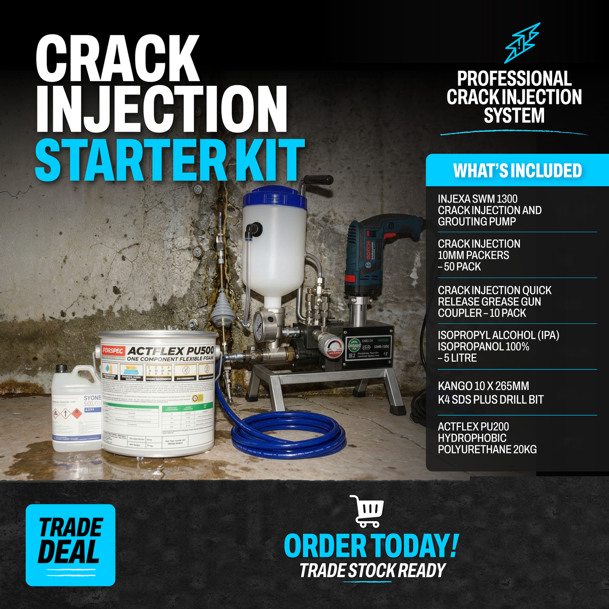 Crack Injection Starter Kit | Standard