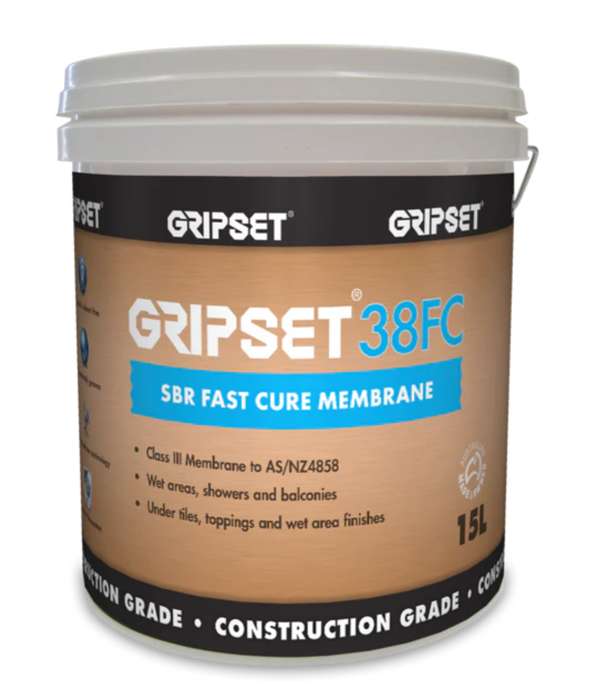 Gripset 38FC Water based Membrane 15L