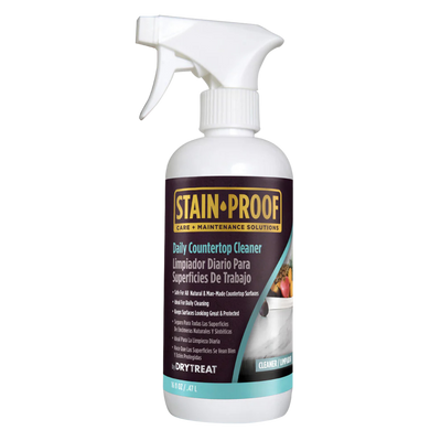 DryTreat Stain-Proof Daily Countertop Cleaner 473mL spray cleaner for natural stone, engineered stone, porcelain, quartz, and other countertop surfaces, providing streak-free everyday cleaning