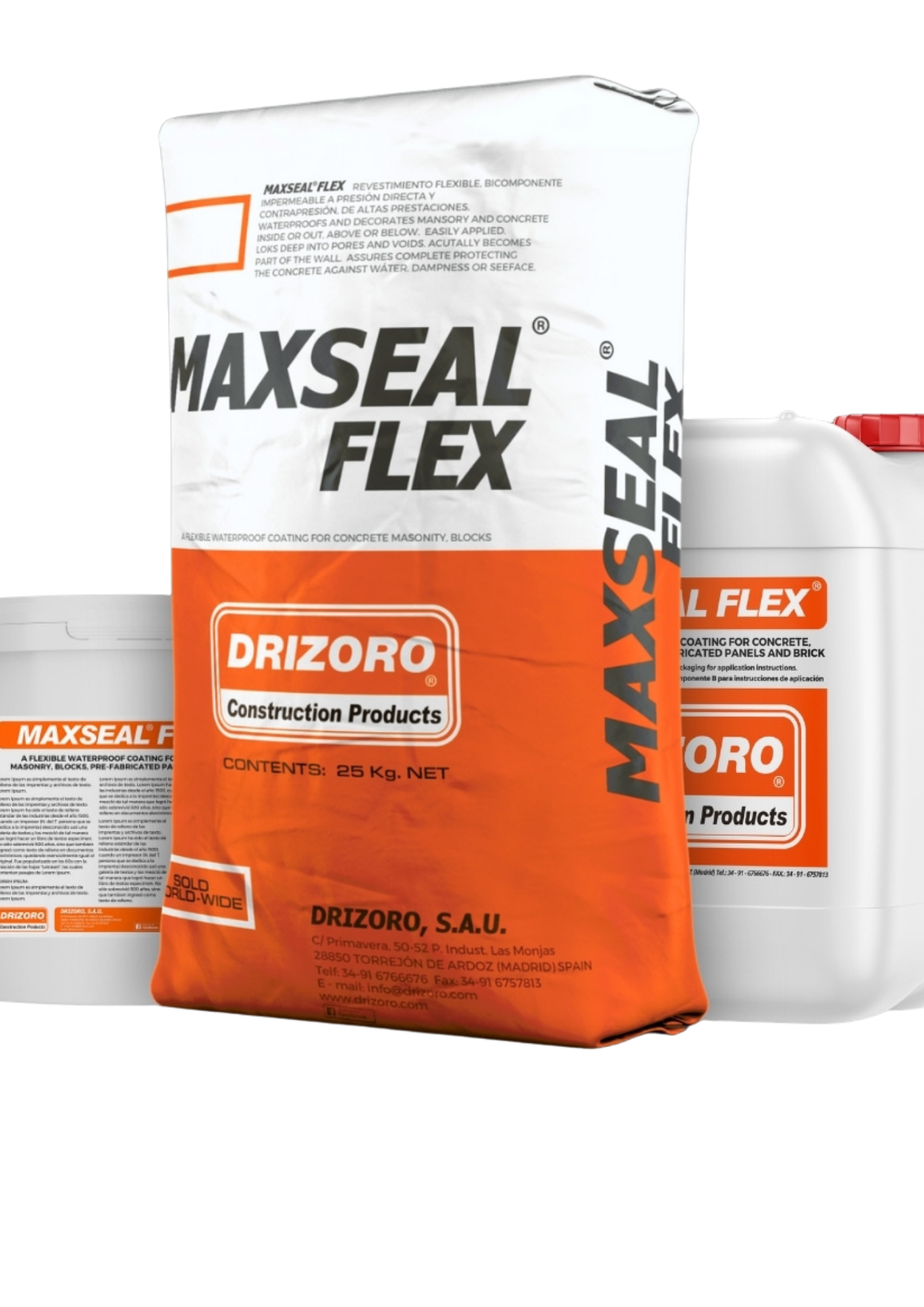 Drizoro Maxseal Flex 35kg – Flexible Waterproofing Membrane (2 Component)