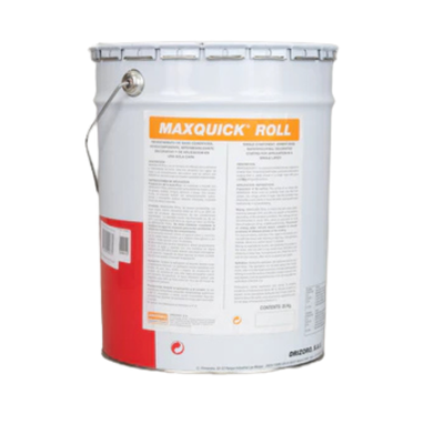 Drizoro MAXQUICK ROLL White 25kg rapid-setting cementitious repair mortar for horizontal concrete repairs, floor resurfacing, and industrial maintenance applications.