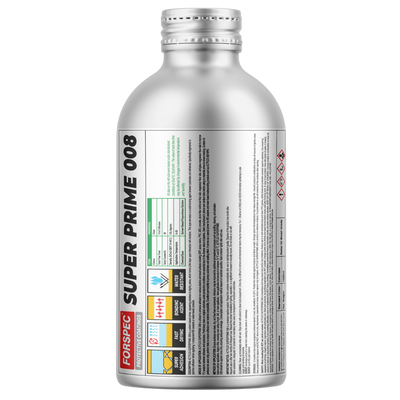FORSPEC Super Prime 008 1L primer for improving adhesion to non-porous surfaces before waterproofing and coating applications.