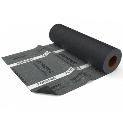 FORSPEC FORZAFLEX RR torch-on bituminous waterproofing membrane roll for below-ground, roof, and structural waterproofing applications.