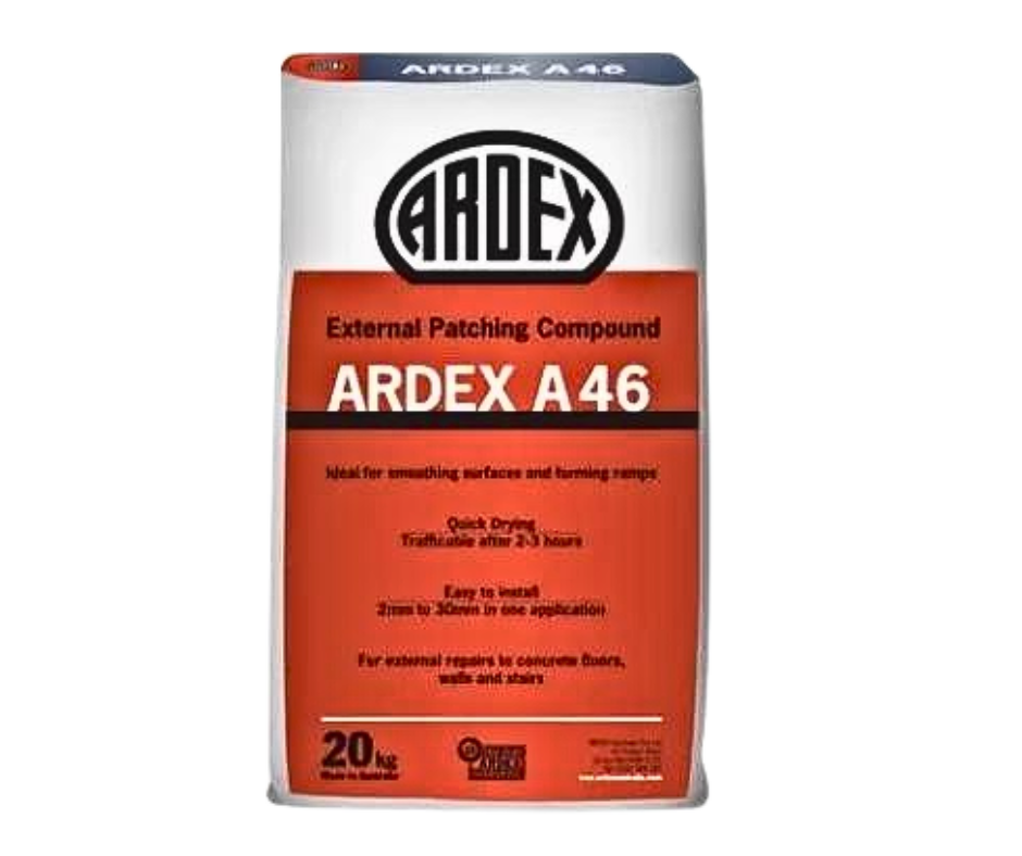 Ardex A46 External Patching Rapid Drying, Slump-Free Mortar Compound 
