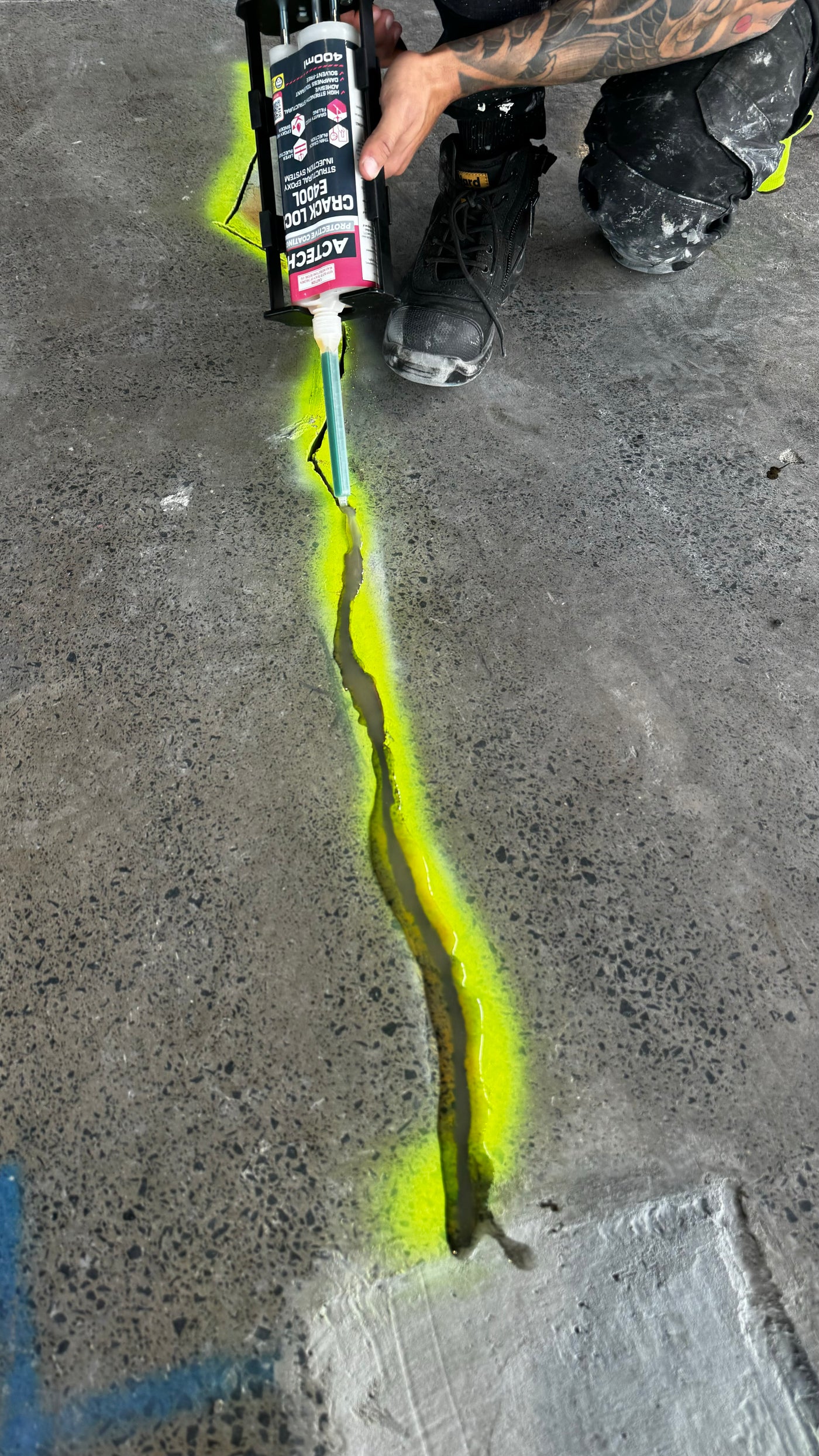 Crack Lock E400L Low Viscosity Epoxy Crack Repair