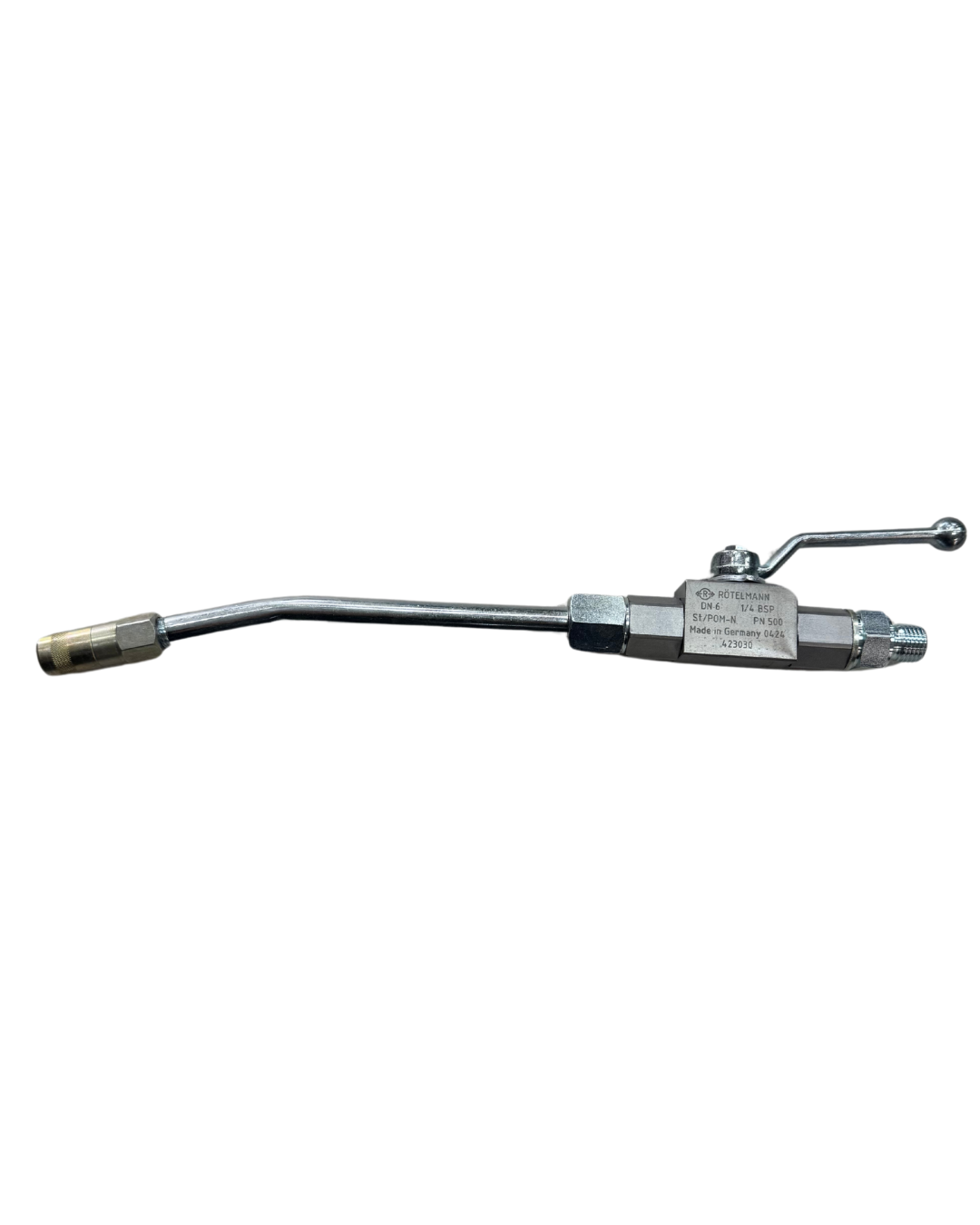 Injection Handle SWM Heavy Duty with Turn Valve for High-Pressure Epoxy and Polyurethane Crack Injection Systems.
