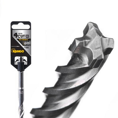 Kango SDS-Plus 4 Cutter Reinforced Concrete Drill Bit for drilling reinforced concrete, masonry, brick, and stone with fast cutting performance and extended durability