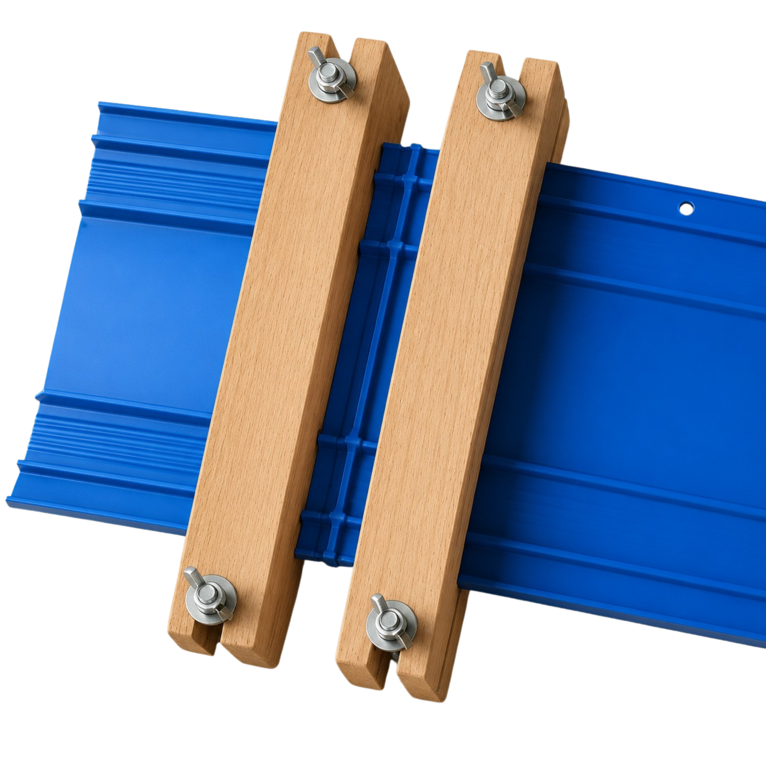 PREBAR PVC Waterstop Jig used to securely align and clamp PREBAR PVC Waterstop sections during heat welding for accurate installation and consistent watertight joints.