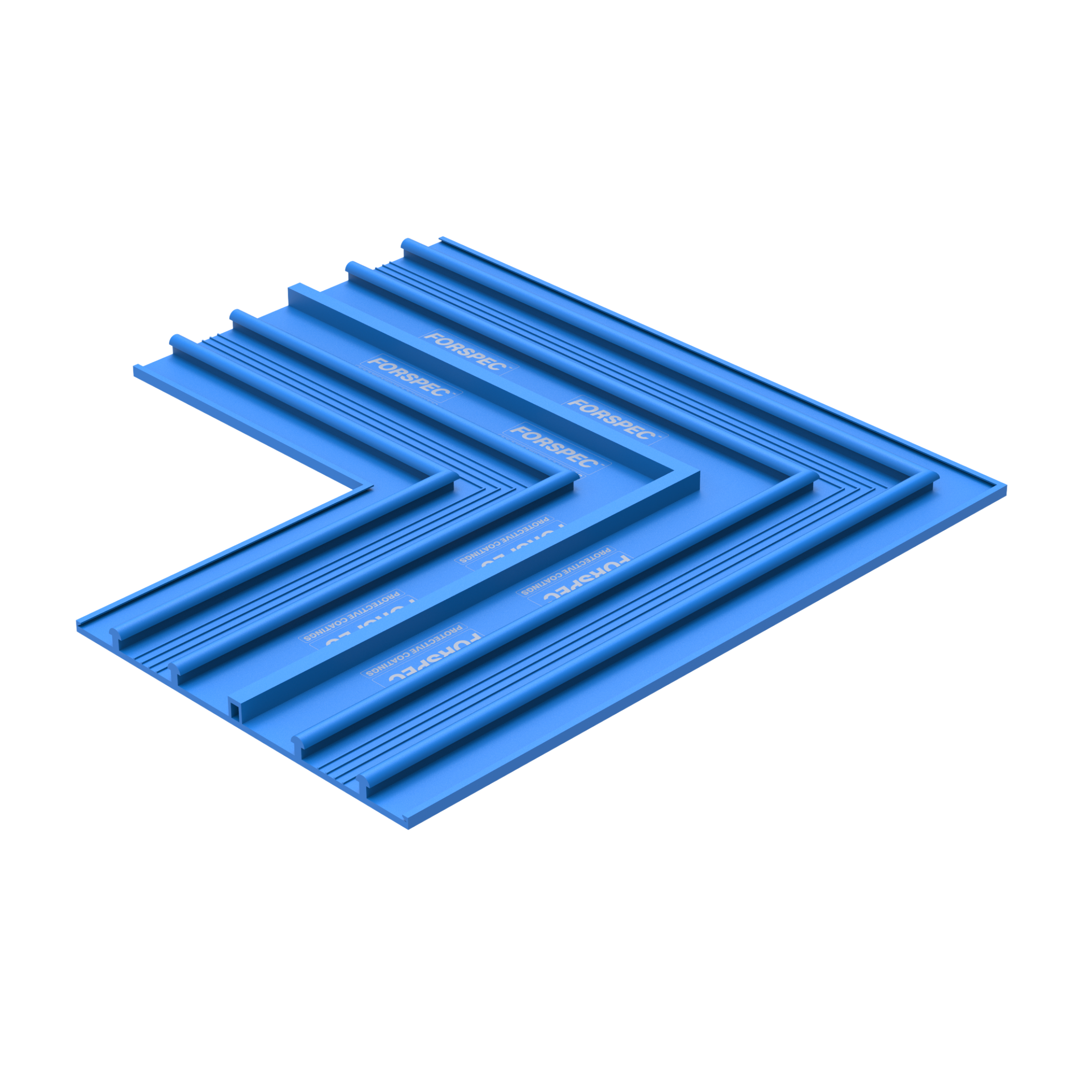 PREBAR PVC Waterstop L-Piece External 150mm factory-fabricated corner fitting for creating watertight external concrete construction joints and waterproofing applications.
