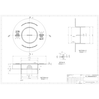 Scored flood test lid