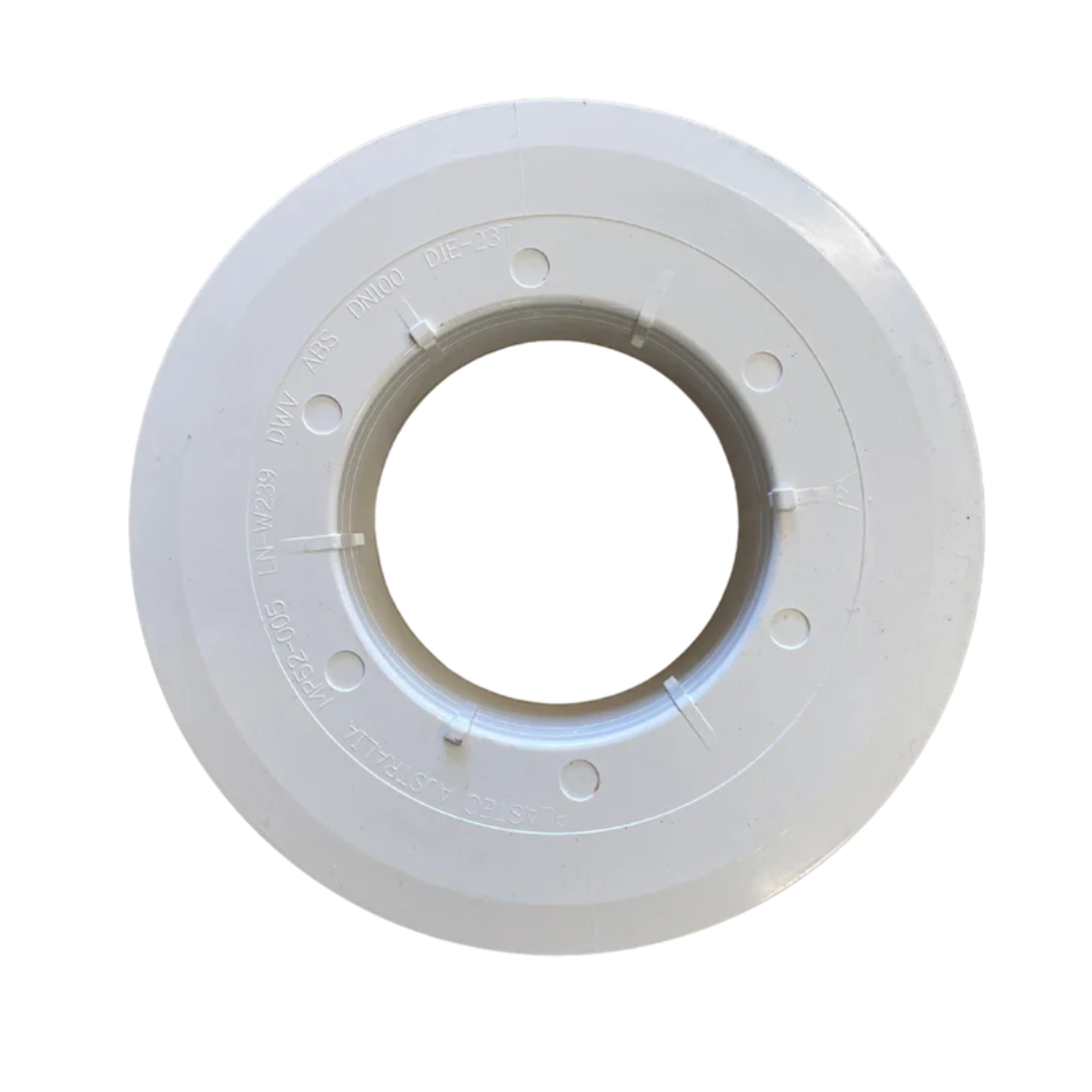 Plastec 100mm PVC Flange