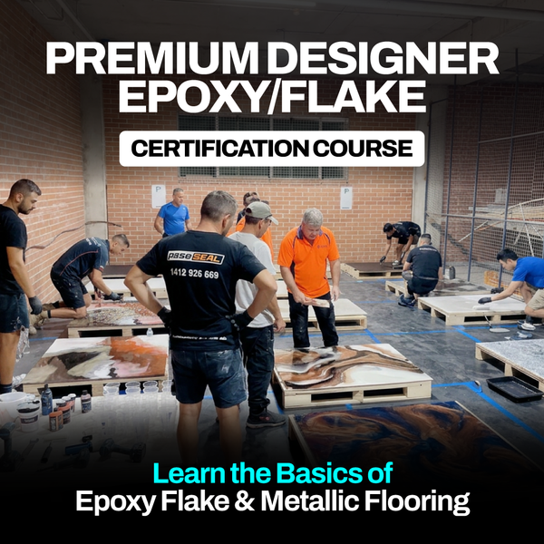 Premium Designer Epoxy/Flake Flooring Course