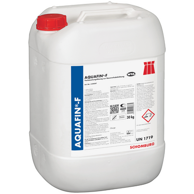 Schomburg AQUAFIN-F 30kg liquid damp-proofing concentrate for injecting masonry walls to treat rising damp and create a long-lasting damp-proof course.